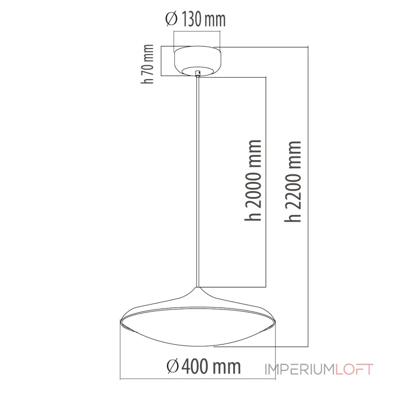 Подвесной светильник DeMarkt Перегрина 703011101