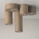 Накладной светильник DeMarkt Иланг 4 712010201 Цвет арматуры коричневый Цвет плафонов коричневый от ImperiumLoft