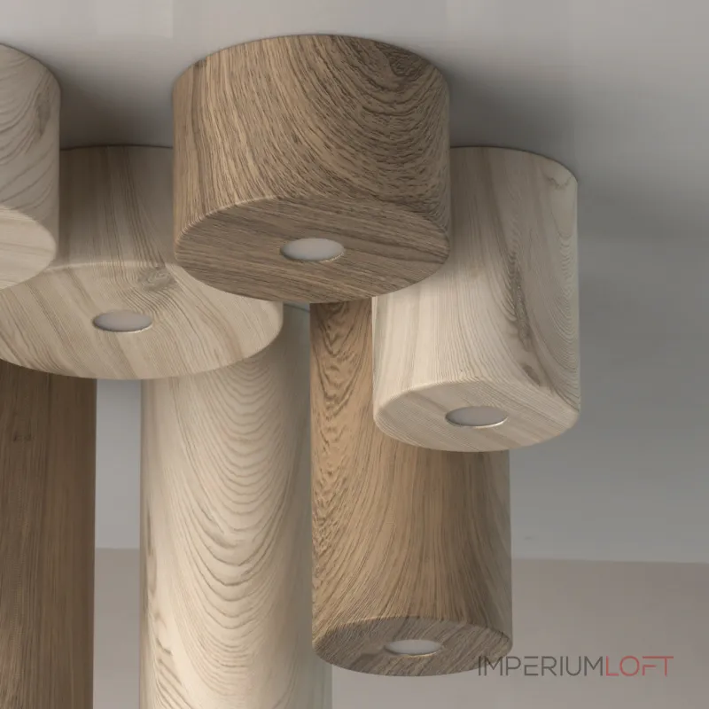 Накладной светильник DeMarkt Иланг 4 712010201 Цвет арматуры коричневый Цвет плафонов коричневый от ImperiumLoft