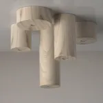 Накладной светильник DeMarkt Иланг 5 712010801 Цвет арматуры коричневый Цвет плафонов коричневый от ImperiumLoft