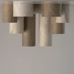 Накладной светильник DeMarkt Иланг 5 712010801 Цвет арматуры коричневый Цвет плафонов коричневый от ImperiumLoft