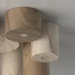 Накладной светильник DeMarkt Иланг 5 712010801 Цвет арматуры коричневый Цвет плафонов коричневый от ImperiumLoft