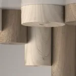 Накладной светильник DeMarkt Иланг 5 712010901 Цвет арматуры коричневый Цвет плафонов коричневый от ImperiumLoft