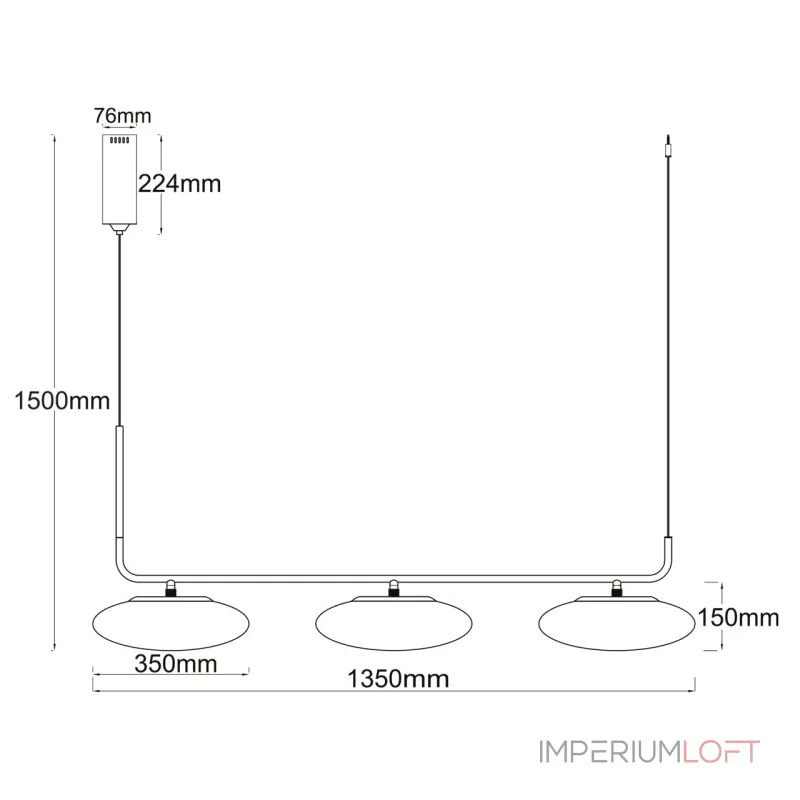 Подвесной светильник DeMarkt Ауксис 722010803