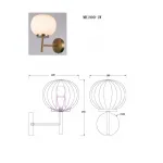 Бра MyFar Eliza MR1900-1W от ImperiumLoft