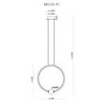 Подвесной светильник MyFar Victory MR1130-PL от ImperiumLoft