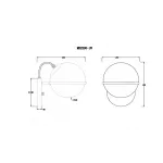 Бра MyFar Julian MR2290-1W от ImperiumLoft