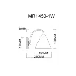 Бра MyFar Anna MR1450-1W от ImperiumLoft