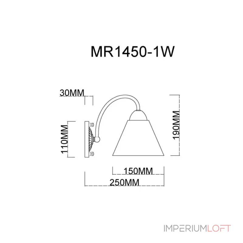 Бра MyFar Anna MR1450-1W от ImperiumLoft Бра MyFar Anna MR1450-1W от ImperiumLoft