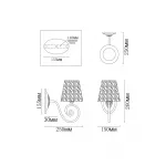 Бра MyFar Luna MR1311-1W от ImperiumLoft