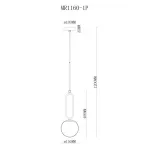 Подвесной светильник MyFar Pierre MR1160-1P от ImperiumLoft