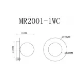 Настенный светильник MyFar July MR2001-1WC от ImperiumLoft