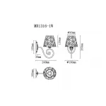Бра MyFar Luna MR1316-1W от ImperiumLoft