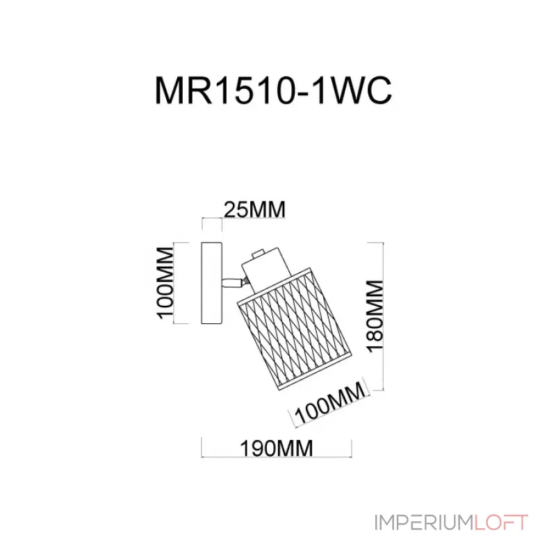 Спот MyFar Cathy MR1510-1WC от ImperiumLoft Спот MyFar Cathy MR1510-1WC от ImperiumLoft