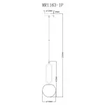 Подвесной светильник MyFar Pierre MR1163-1P от ImperiumLoft