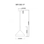 Подвесной светильник MyFar Adele MR1380-1P от ImperiumLoft