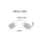 Спот MyFar Cathy MR1511-2WC от ImperiumLoft