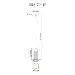 Подвесной светильник MyFar Alex MR2172-1P от ImperiumLoft