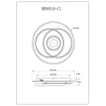 Потолочный светильник MyFar Galatea MR9010-CL от ImperiumLoft