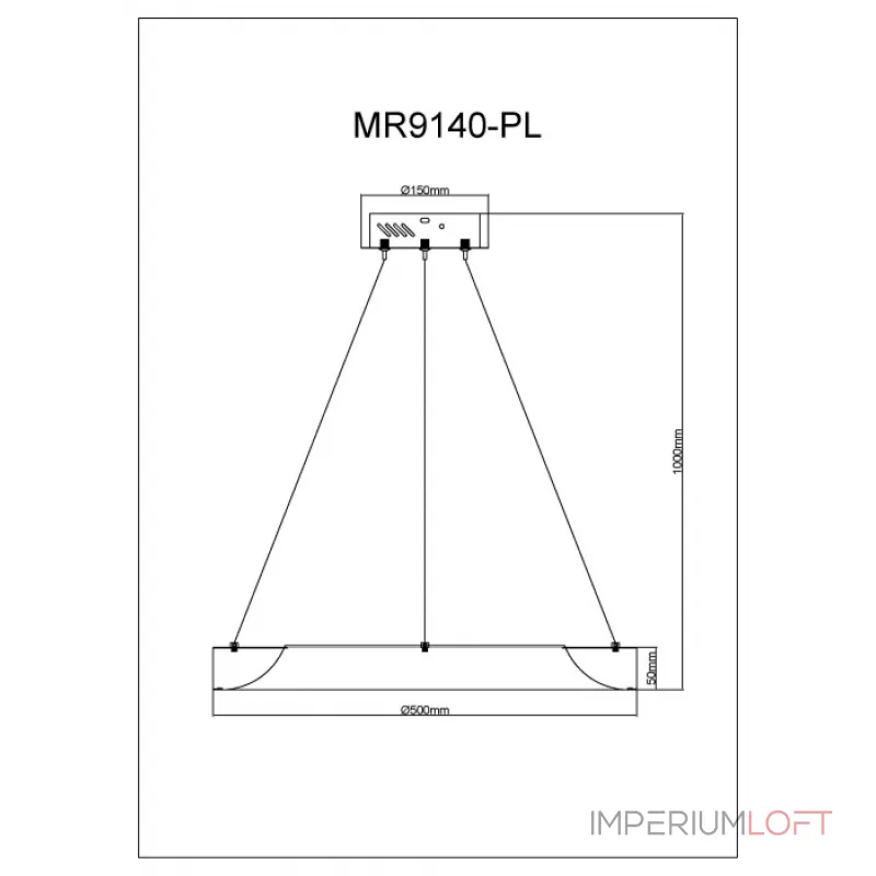 Подвесной светильник MyFar Elara MR9140-PL от ImperiumLoft Подвесной светильник MyFar Elara MR9140-PL от ImperiumLoft