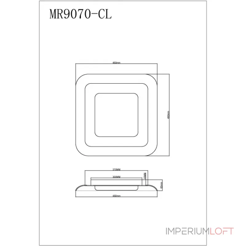 Потолочный светильник MyFar Sao MR9070-CL от ImperiumLoft