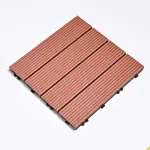 Садовая плитка ДПК 30x30 RED WOOD SH-WPCSG-4H-24 , террасный паркет