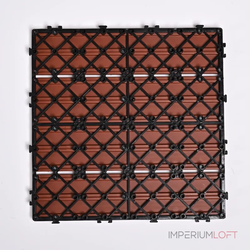 Садовая плитка ДПК 30x30 RED WOOD SH-WPCSG-4H-24 , террасный паркет Садовая плитка ДПК 30x30 RED WOOD SH-WPCSG-4H-24 , террасный паркет