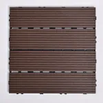 Садовая плитка ДПК 30x30 COFFEE SH-WPCSG-4H-22 , террасный паркет