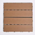 Садовая плитка ДПК 30x30 TEAK SH-WPCSG-4H-21 , террасный паркет