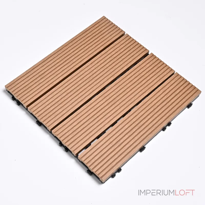 Садовая плитка ДПК 30x30 TEAK SH-WPCSG-4H-21 , террасный паркет Садовая плитка ДПК 30x30 TEAK SH-WPCSG-4H-21 , террасный паркет