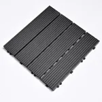 Садовая плитка ДПК 30x30 BLACK SH-WPCSG-4H-20 , террасный паркет