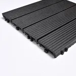 Садовая плитка ДПК 30x30 BLACK SH-WPCSG-4H-20 , террасный паркет