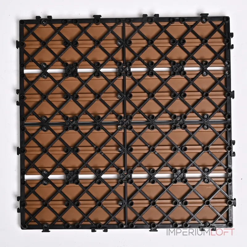 Садовая плитка ДПК 30x30 TEAK SH-WPC2D-4HX-19 , террасный паркет