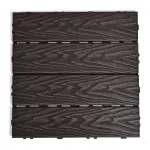 Садовая плитка ДПК 30x30 DARK COFFEE SH-WPC3D-4H-18 , террасный паркет