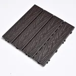 Садовая плитка ДПК 30x30 DARK COFFEE SH-WPC3D-4H-18 , террасный паркет