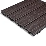 Садовая плитка ДПК 30x30 DARK COFFEE SH-WPC3D-4H-18 , террасный паркет