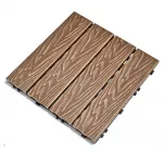Садовая плитка ДПК 30x30 TEAK SH-WPC3D-4H-17 , террасный паркет