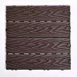 Садовая плитка ДПК 30x30 COFFEE SH-WPC3D-4H-16 , террасный паркет