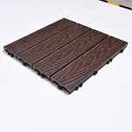 Садовая плитка ДПК 30x30 COFFEE SH-WPC3D-4H-16 , террасный паркет