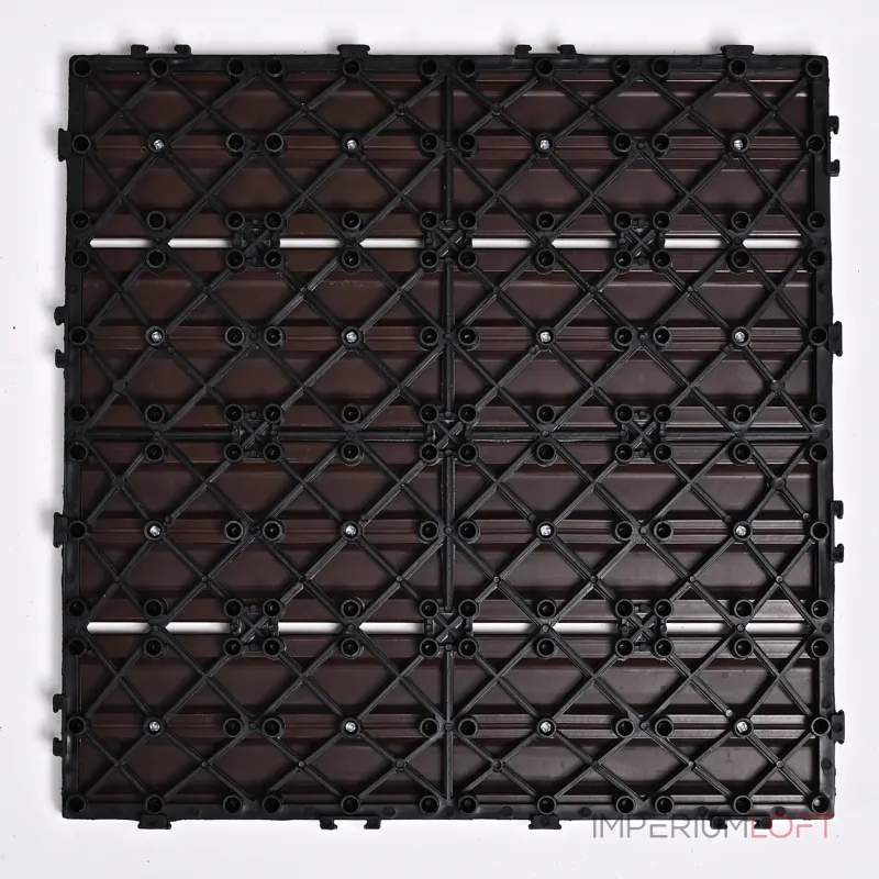 Садовая плитка ДПК 30x30 COFFEE SH-WPC3D-4H-16 , террасный паркет