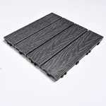 Садовая плитка ДПК 30x30 GREY SH-WPC3D-4H-15 , террасный паркет