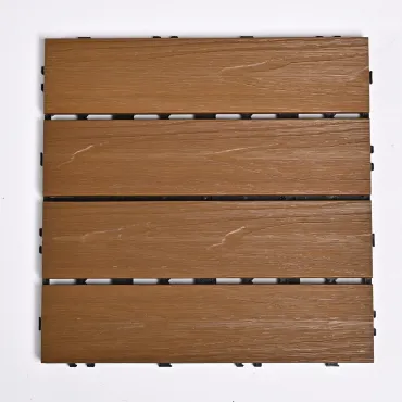 Садовая плитка ДПК 30x30 TEAK-BROWN SH-WPCOE-4H-11 - террасный паркет