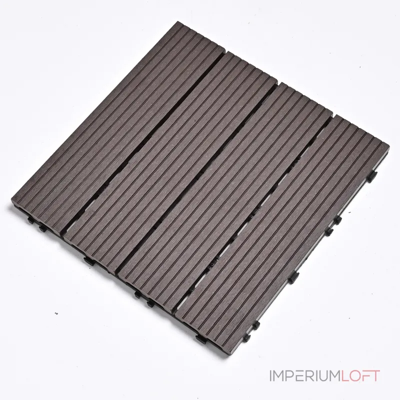 Садовая плитка ДПК 30x30 COFFEE SH-WPCSG-4H-10 , террасный паркет Садовая плитка ДПК 30x30 COFFEE SH-WPCSG-4H-10 , террасный паркет