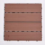 Садовая плитка ДПК 30x30 RED WOOD SH-WPCSG-4H-9 , террасный паркет