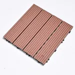 Садовая плитка ДПК 30x30 RED WOOD SH-WPCSG-4H-9 , террасный паркет