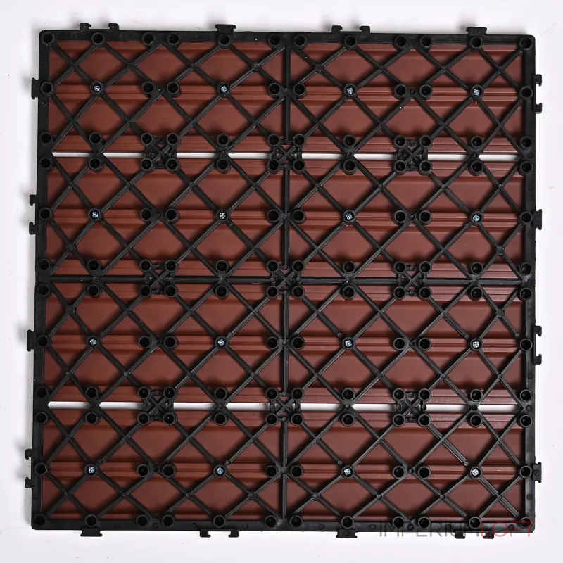 Садовая плитка ДПК 30x30 RED WOOD SH-WPCSG-4H-9 , террасный паркет Садовая плитка ДПК 30x30 RED WOOD SH-WPCSG-4H-9 , террасный паркет