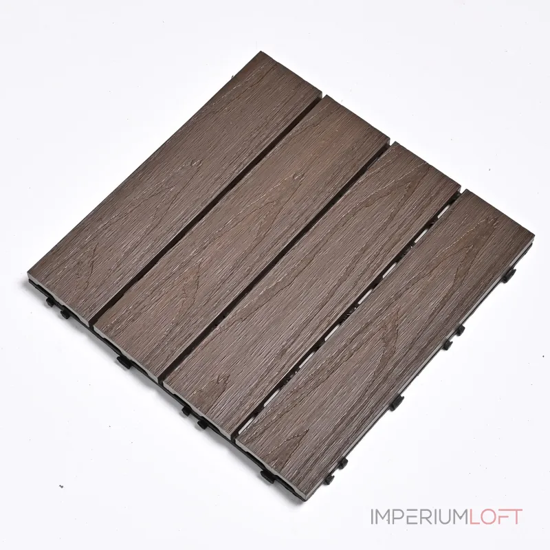 Садовая плитка ДПК 30x30 ROSEWOOD SH-WPCOE-4H-5 , террасный паркет