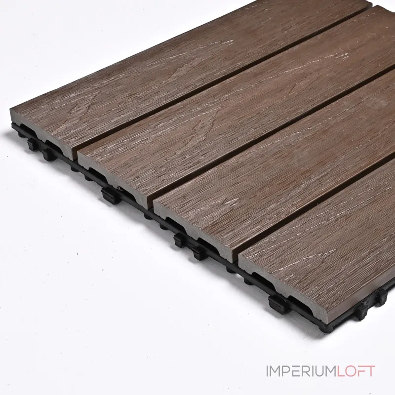 Садовая плитка ДПК 30x30 ROSEWOOD SH-WPCOE-4H-5 , террасный паркет