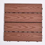 Садовая плитка ДПК 30x30 RED WOOD SH-WPC2D-4HC-4 , террасный паркет