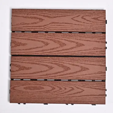 Садовая плитка ДПК 30x30 RED WOOD SH-WPC2D-4HC-4 - террасный паркет